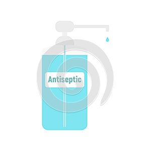 Antiseptic vector icon. Vector icon isolated on white background antiseptic