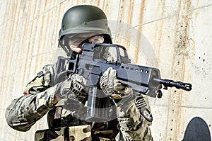 Antiterrorist training soldier photo