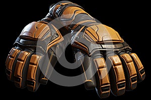 Antivibration gloves with padded palms for reduced