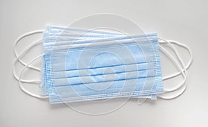 Antiviral medical mask for protection against flu, diseases coronavirus. Surgical protective mask