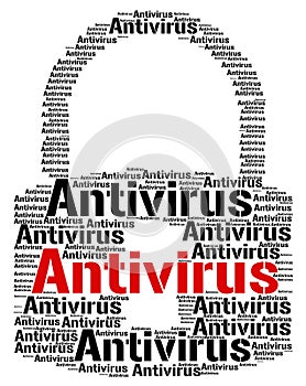 Antivirus Lock Indicates Security Secure And Spyware photo