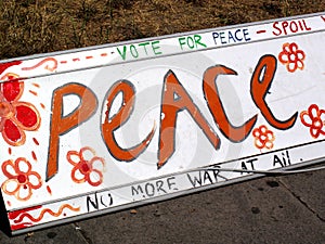 Antiwar peace sign