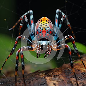 Antmimicking spider side view