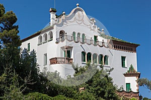 Antoni Gaudi Museum Guell Park Barcelona photo