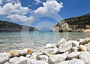 Antoni Queen beach at Rodos island photo