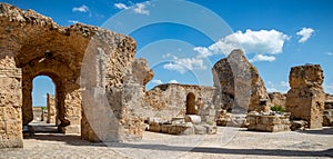 Antonine Baths in Carthage, Tunisia