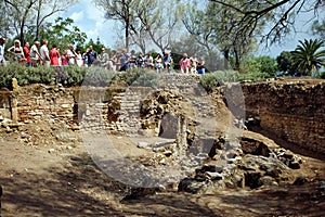 Antonine baths ruins