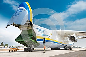 The Antonov 225 the biggest airplane in the world