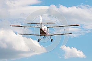 Antonov An-3 biplane landing