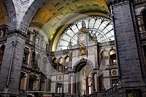 Antwerp Central - central station in Antwerp Belgium