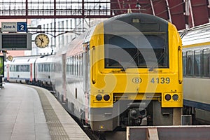 SNCB train in antwerp belgium