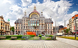 Antwerp main railway station.