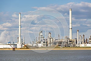 Antwerp Port Refinery And Storage Tanks