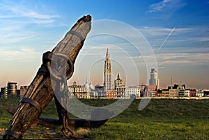 Antwerp and the river Scheldt