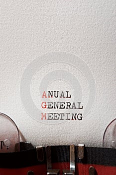 Anual general meeting photo