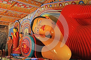 Anuradhapura Isurumuniya Temples Sleeping Buddha, Sri Lanka UNESCO World Heritage