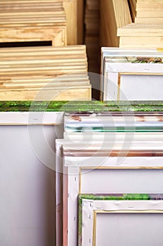 Ð¡anvas prints  stacked photos with gallery wrap  stretcher bars