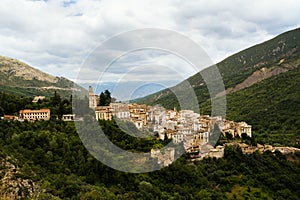 Anversa degli Abruzzi; village in L`Aquila Province Italy photo