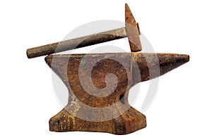 Anvil and hammer