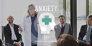 Anxiety Disorder Apprehension Medical Concept