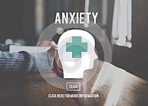 Anxiety Disorder Apprehension Medical Concept