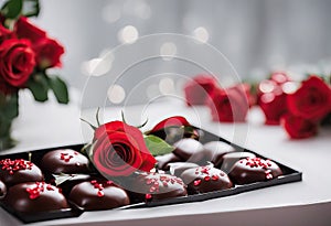 any I say roses red box love chocolates Vibrant you