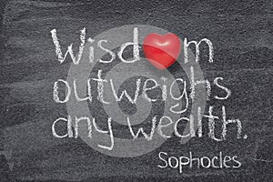 Any wealth Sophocles