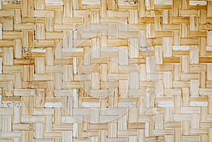 Anyaman of Indonesian woven bamboo photo