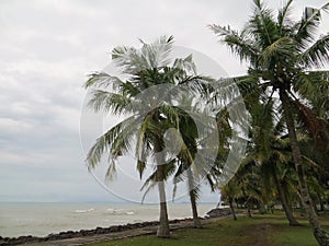 Anyer coastal town in Banten