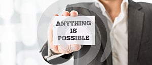 Anything is possible photo