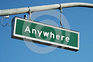 Anywhere sign