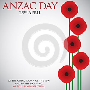 ANZAC Australia New Zealand Army Corps Day card