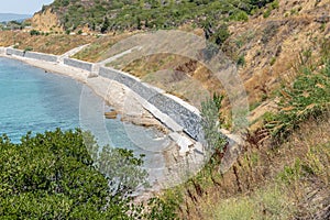 Anzac Cove in Gallipoli at Canakkale Turkey