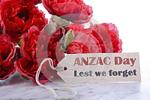 ANZAC Day Poppies photo