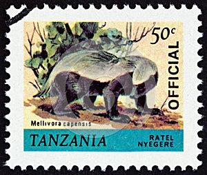 ANZANIA - CIRCA 1980: A stamp printed in Tanzania from the 