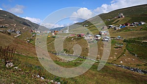 Anzer Plateau, located in Rize