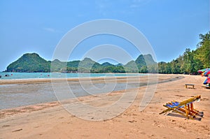 Ao Manao Beach In Prachuap Khiri Khan, Thailand tonemapped photo
