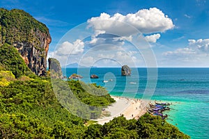 Ao Phra Nang Beach, Krabi, Thailand photo