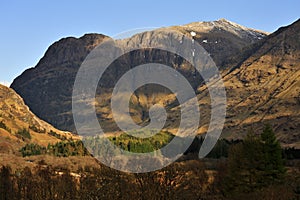 Aonach dubh, winter, Glencoe, Scotland