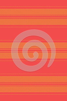 Aone vertical vector seamless, rug fabric textile pattern. Glace lines background texture stripe in red and orange colors