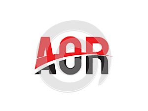 AOR Letter Initial Logo Design Vector Illustration
