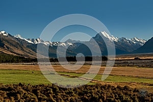 Aoraki/Mount Cook National Park South Island of New Zealand