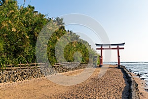 Aoshima Shrine in Aoshima Island