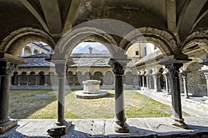 Aosta - Cloister of Sant'Orso