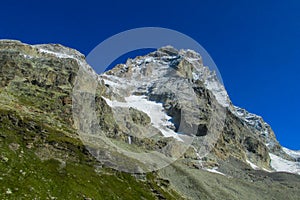 Aosta valley Alps, near Monte Cervino or Matterhorn