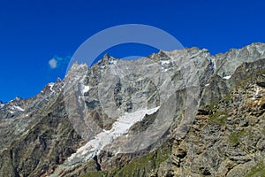 Aosta valley Alps, near Monte Cervino or Matterhorn