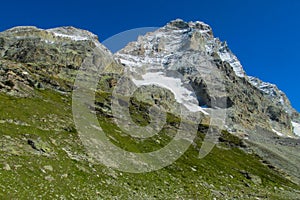 Aosta valley Alps, near Monte Cervino or Matterhorn