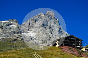 Aosta valley Alps, near Monte Cervino or Matterhorn