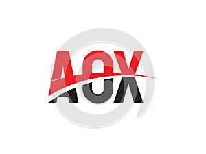 AOX Letter Initial Logo Design Vector Illustration