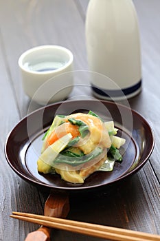 Aoyagi nuta, japanese cuisine photo